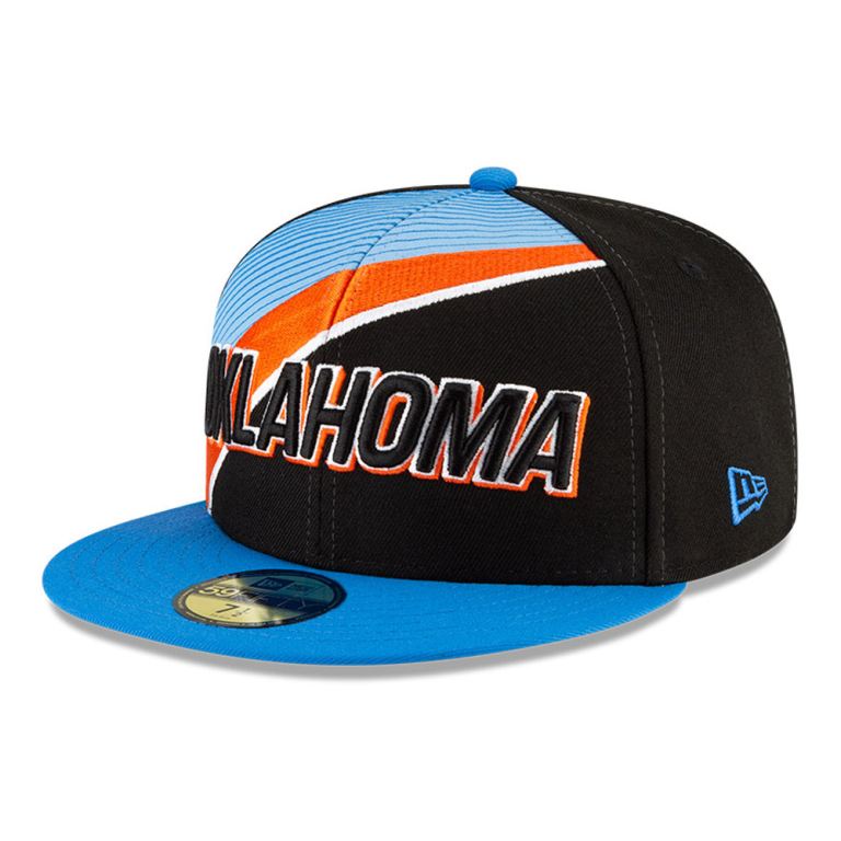 Gorras New Era 59fifty Negros - Oklahoma City Thunder NBA City Edition 73584WGDX